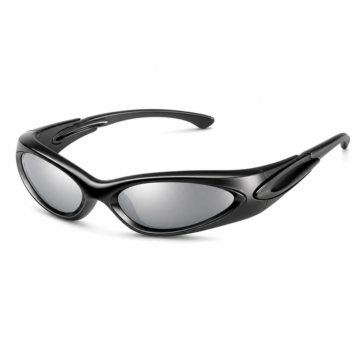 Chromm Lens Sunglasses — Black Frame
